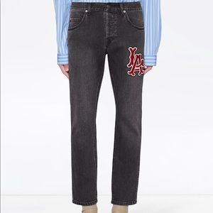 Gucci DENIM JEANS WITH LA PATCHES size 28